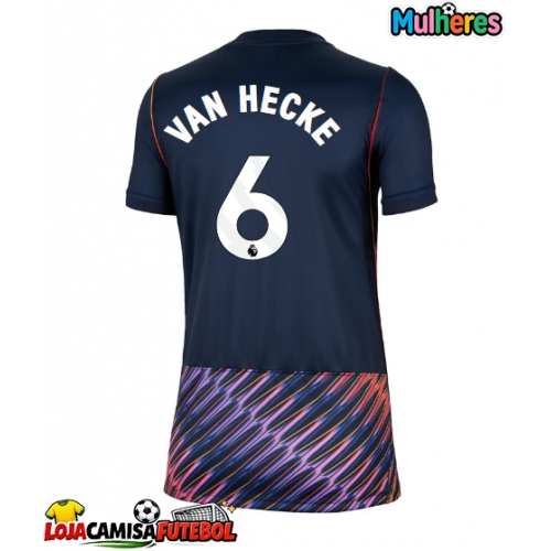 Camisa de Futebol Tottenham Hotspur Jan Paul van Hecke #6 Equipamento Secundário Mulheres 2026-27 Manga Curta